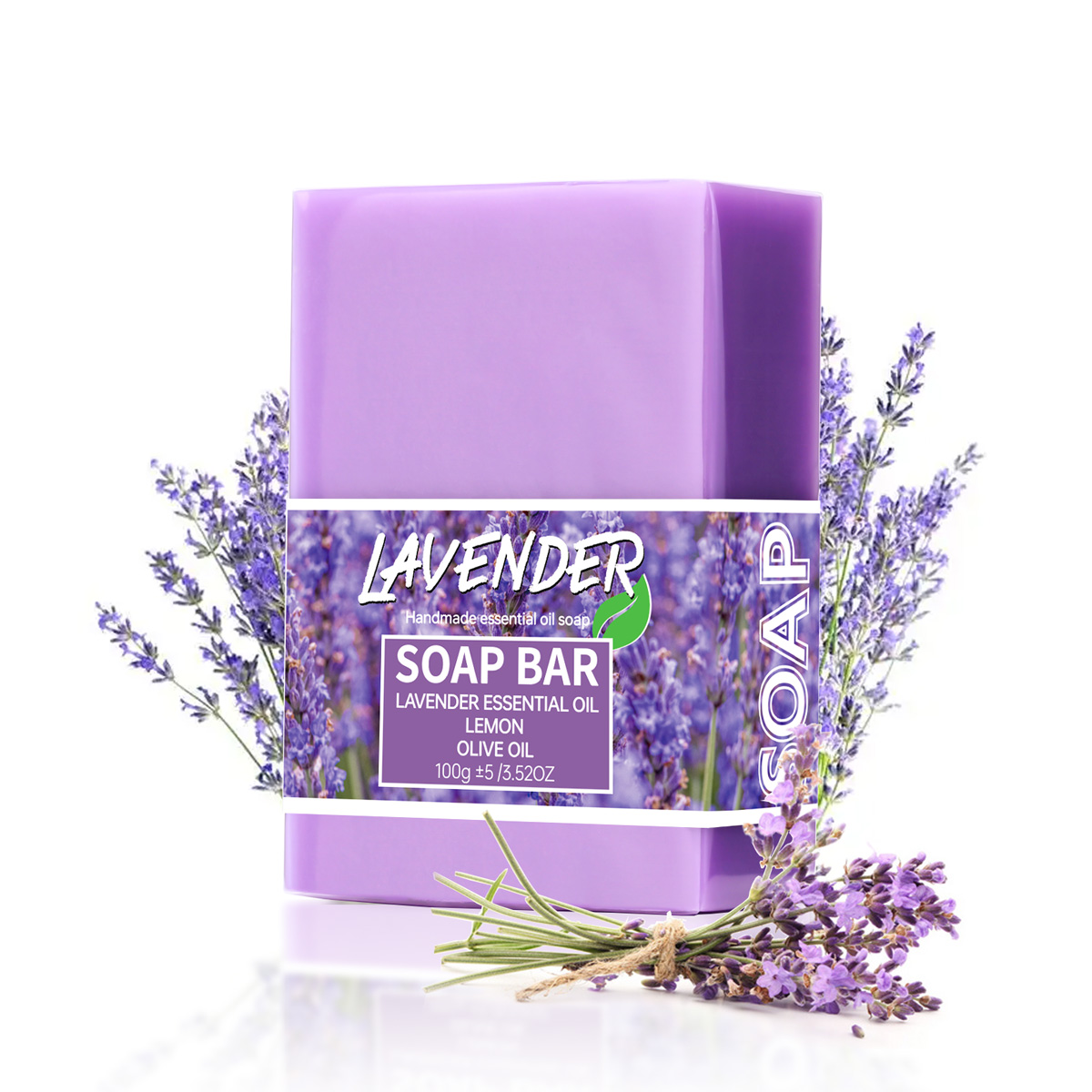 Soap Making Glycerin - 100g Lavender Oil Handmade Glycerin Soap