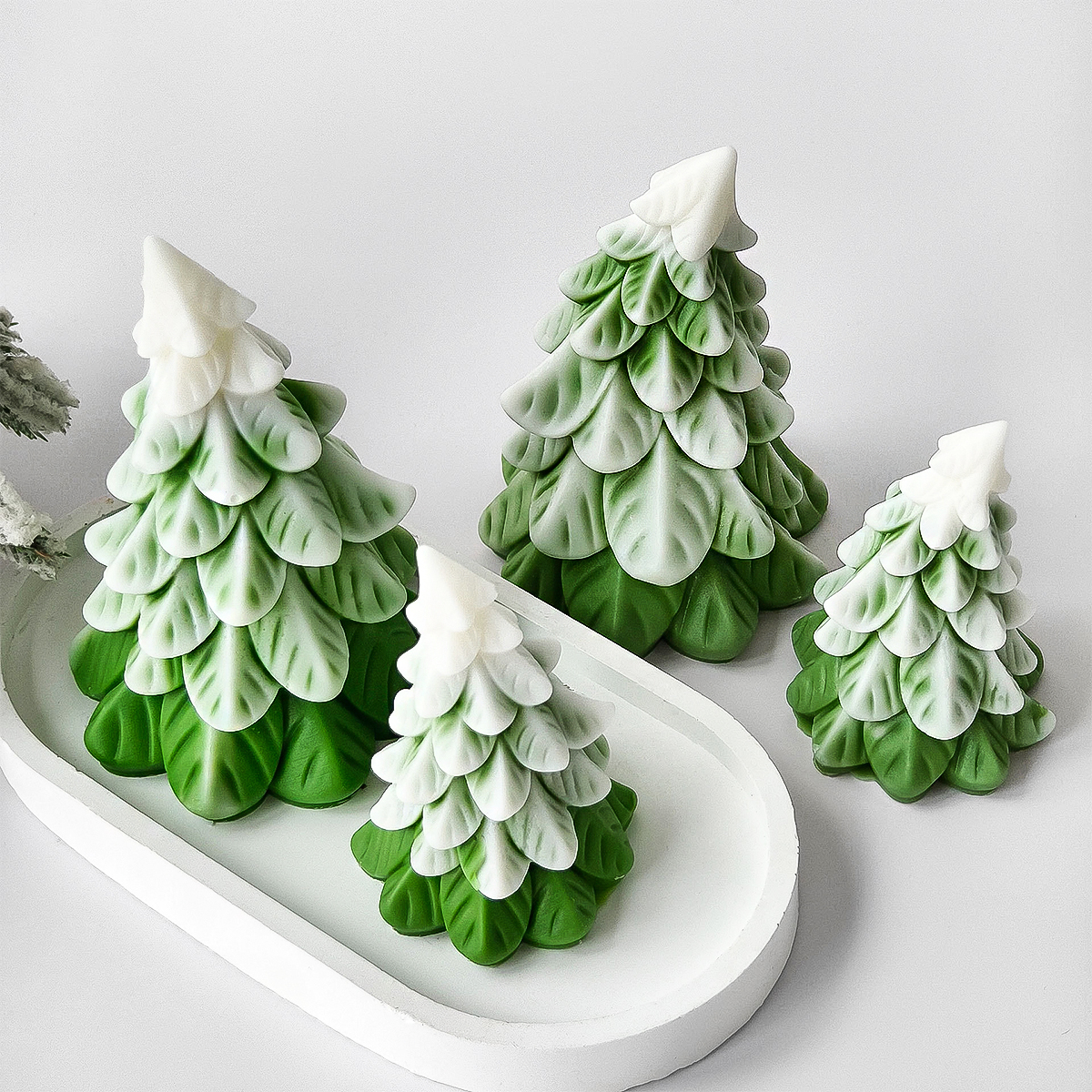Soap Making Chemical - DIY Christmas Tree Silicone Mold Christmas