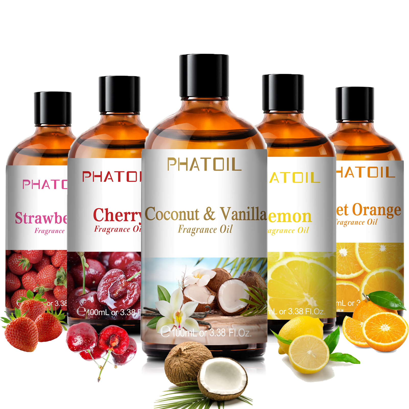 Soap Making Ingredients - PHATOIL 100ml Aromatherapy Fragrance Oil Coconut