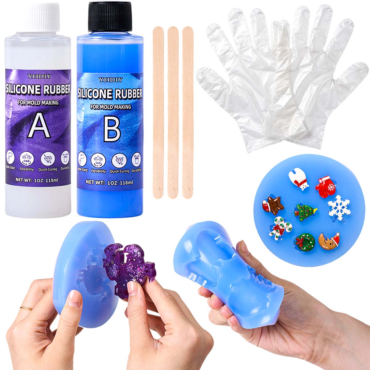 118ml/296ml Silicone Mold Maki – обзор и цена Soap Making Ingredients