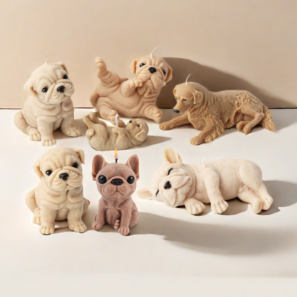 3D Dog Silicone Candle Molds S – обзор и цена Soap Making Chemical
