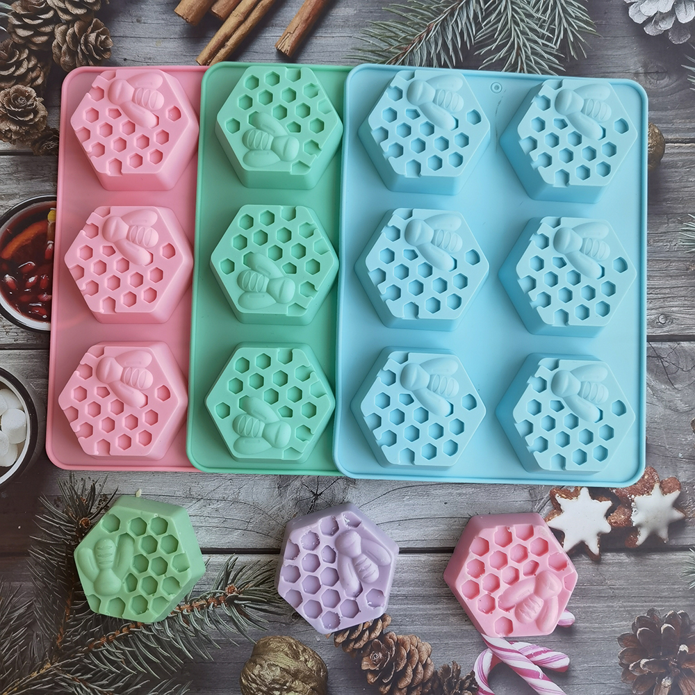 Silicone Hexagonal Bee Soap Mo – обзор и цена Soap Making Chemical