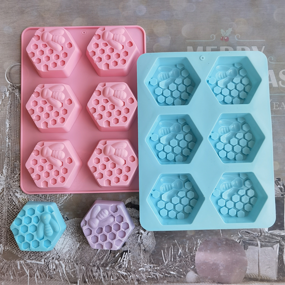 Silicone Hexagonal Bee Soap Mo – обзор и цена Soap Making Chemical