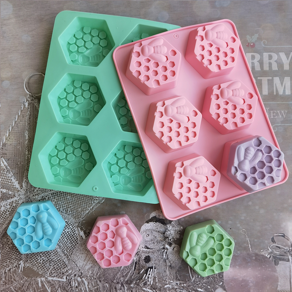 Silicone Hexagonal Bee Soap Mo – обзор и цена Soap Making Chemical