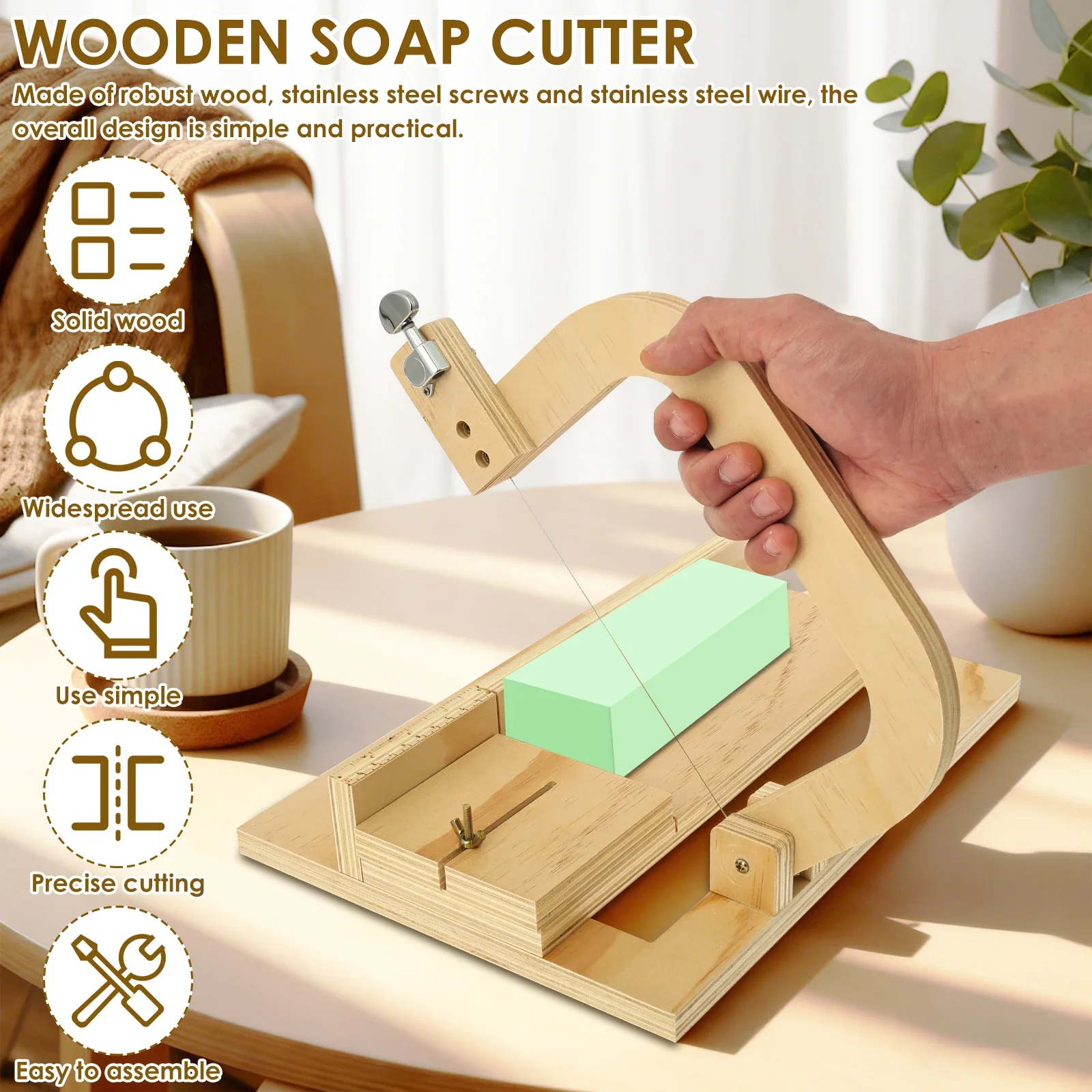 Wooden Soap Cutter Professiona – обзор и цена Soap Cutter Wire
