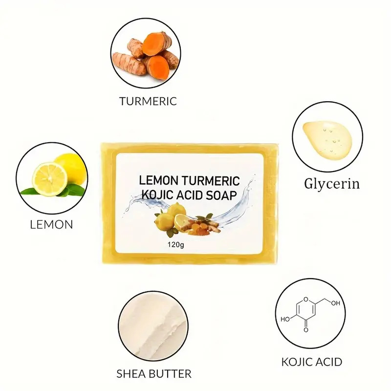 100g Lemon Turmeric Kojic Acid – обзор и цена Soap Making Glycerin