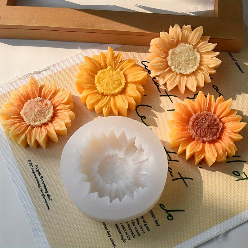Vibrant 3D Sunflower Silicone  – обзор и цена Soap Making Designs