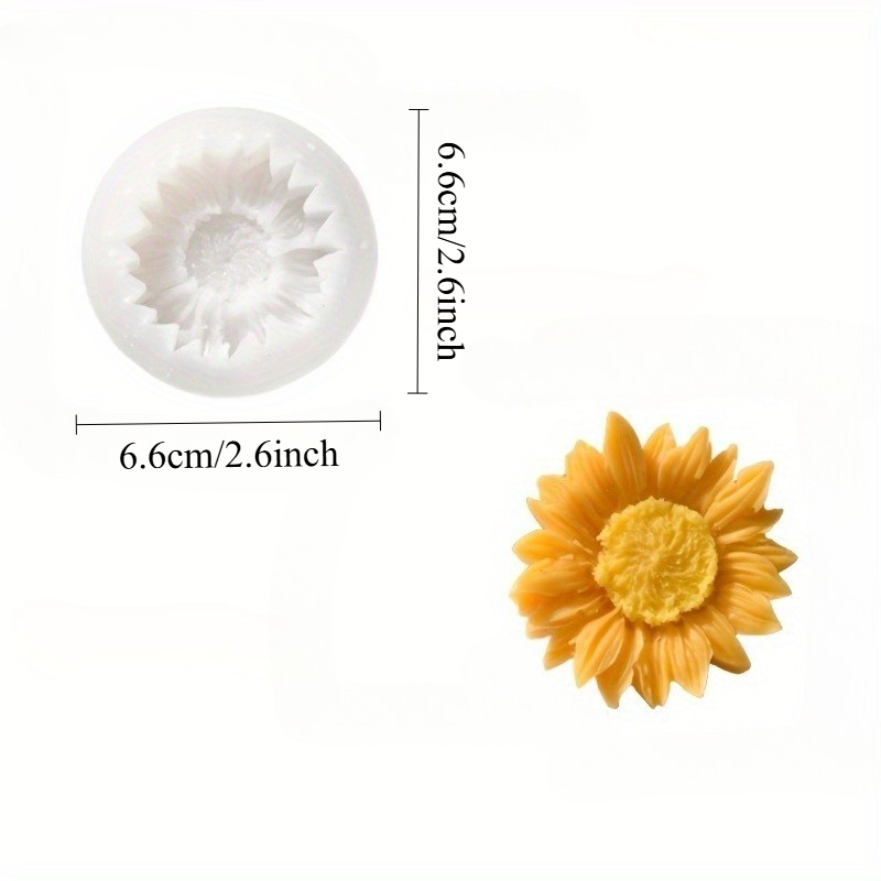 Vibrant 3D Sunflower Silicone  – обзор и цена Soap Making Designs