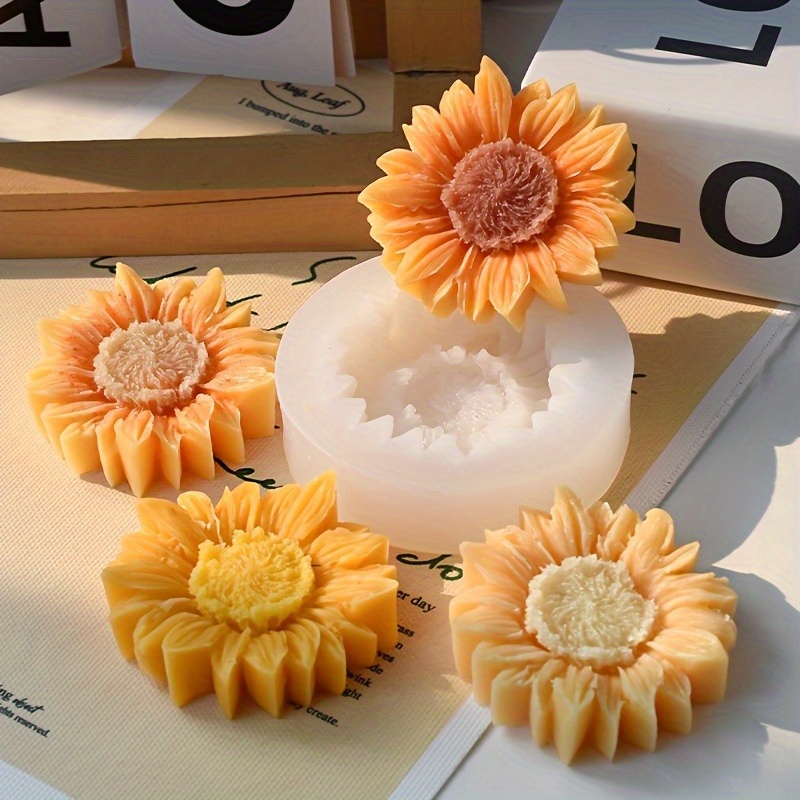 Vibrant 3D Sunflower Silicone  – обзор и цена Soap Making Designs