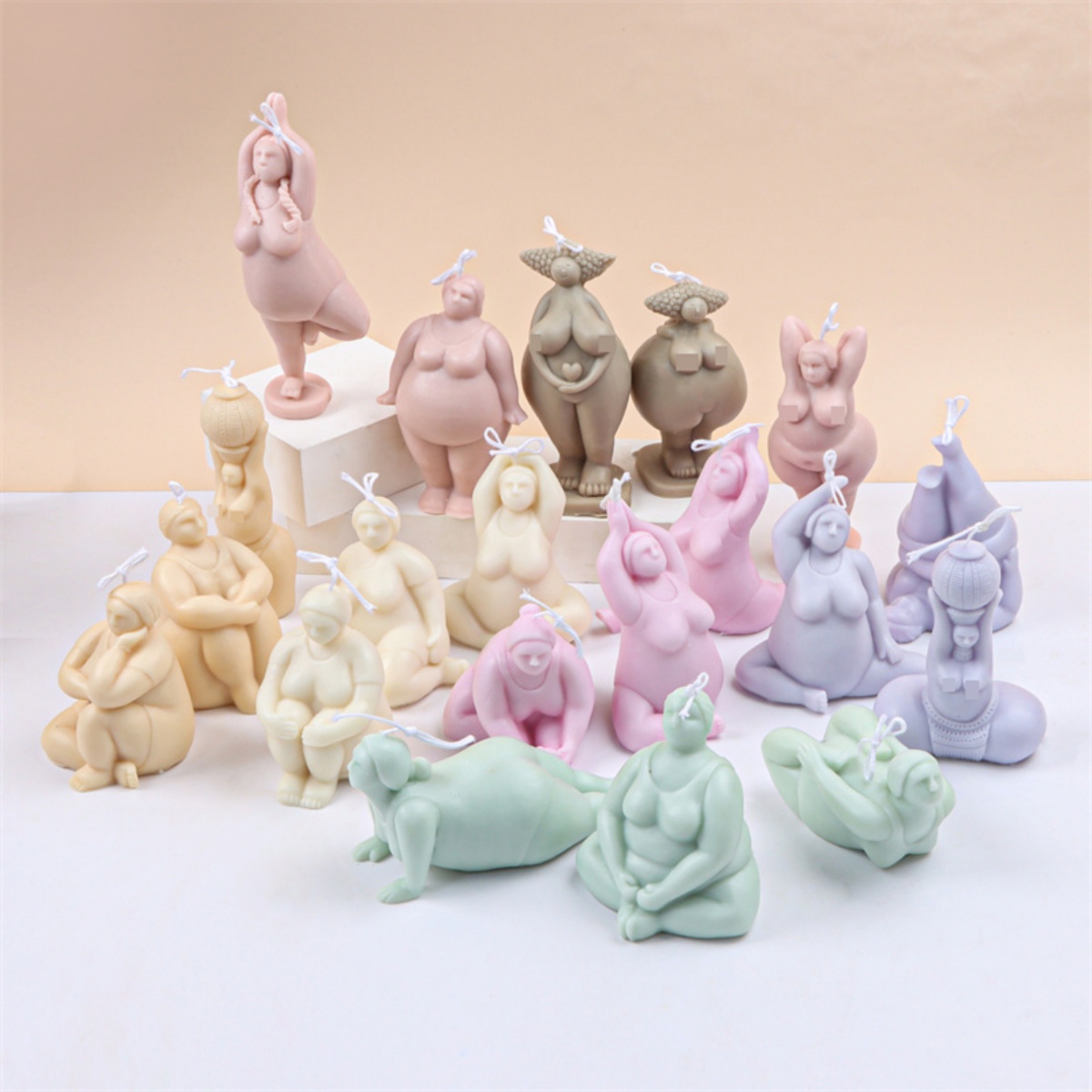 3D Lady Body Candle Mold Yoga  – обзор и цена Soap Making Chemical