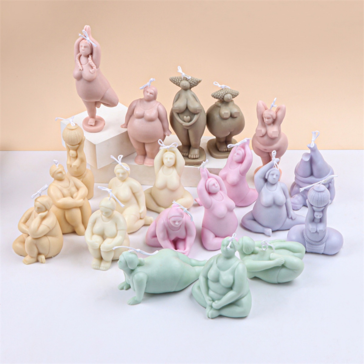 3D Lady Body Candle Mold Yoga  – обзор и цена Soap Making Chemical
