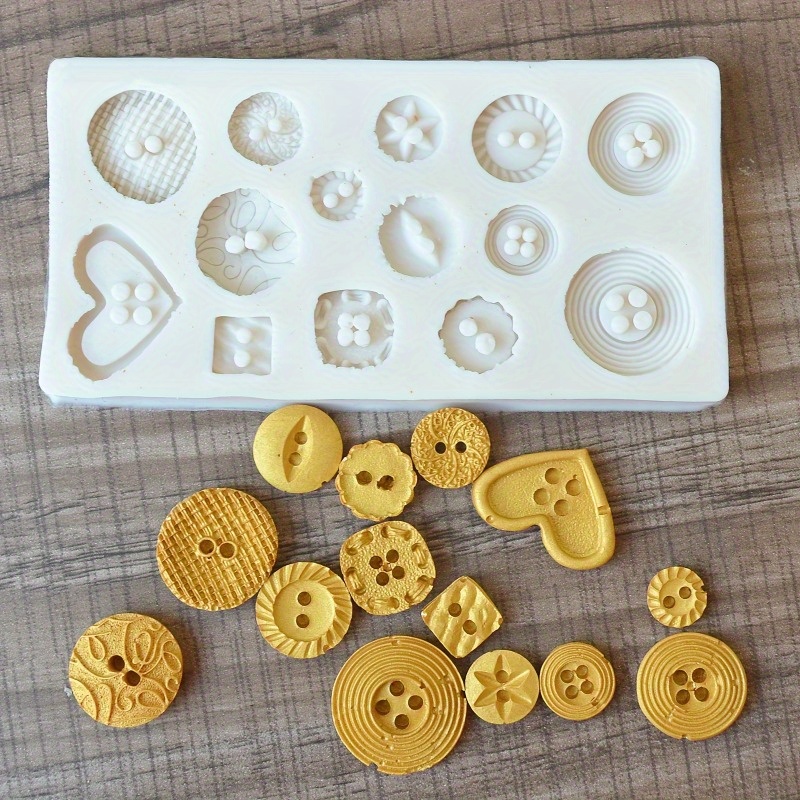 Buttons Shape Silicone Mold Si – обзор и цена Soap Making Designs