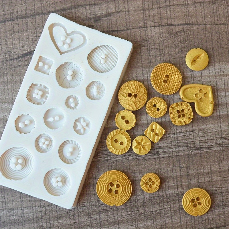 Buttons Shape Silicone Mold Si – обзор и цена Soap Making Designs