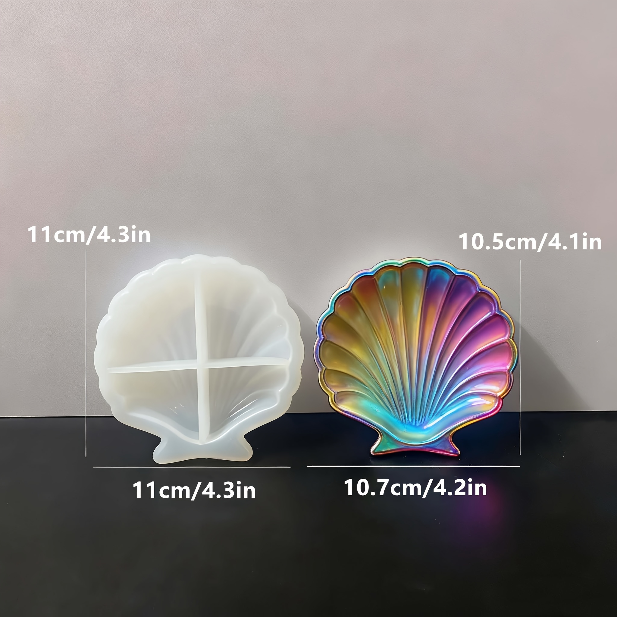1 piece of silicone shell resi – обзор и цена Soap Making Designs