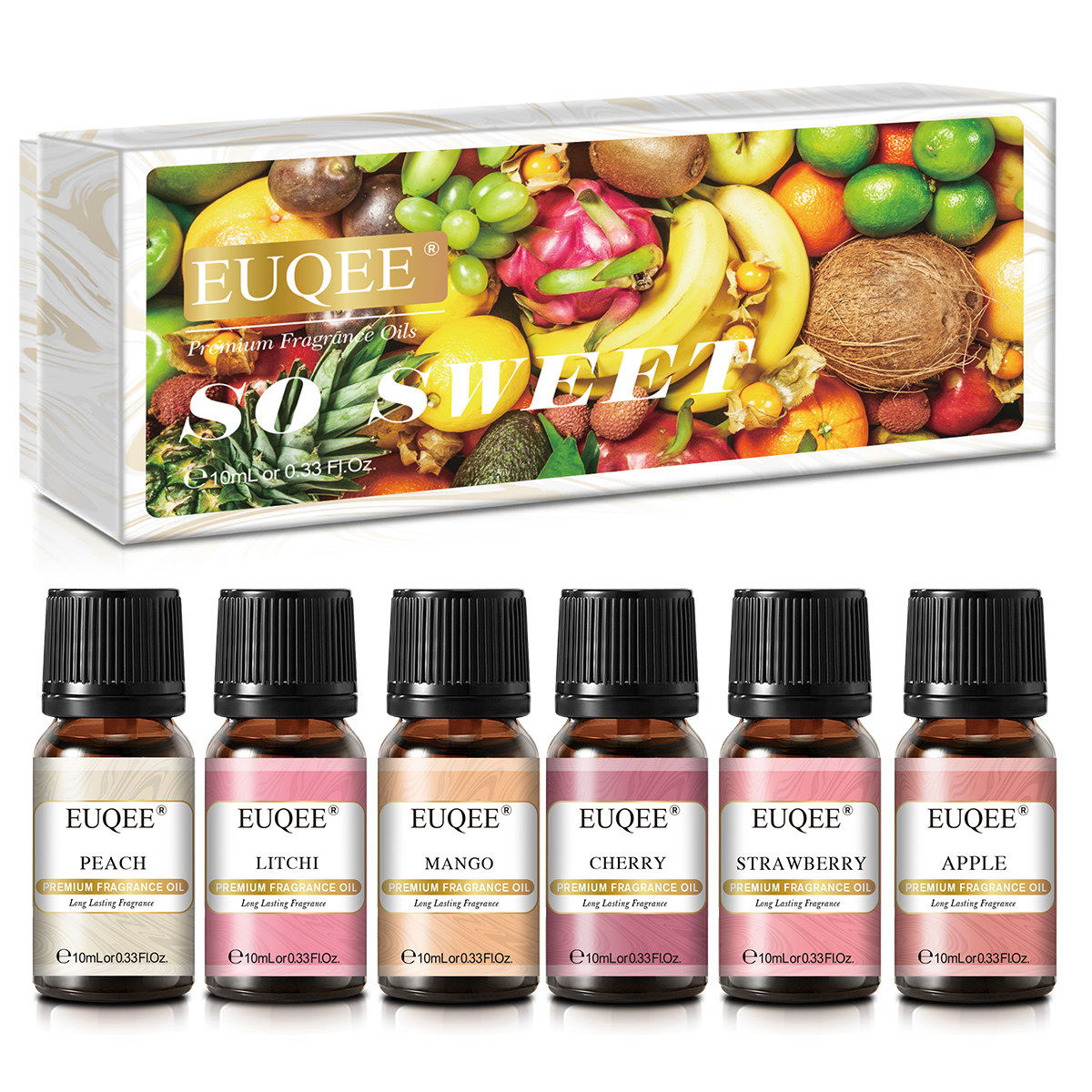 EUQEE 6pcs Fragrance Oils Set  – обзор и цена Soap Making Ingredients