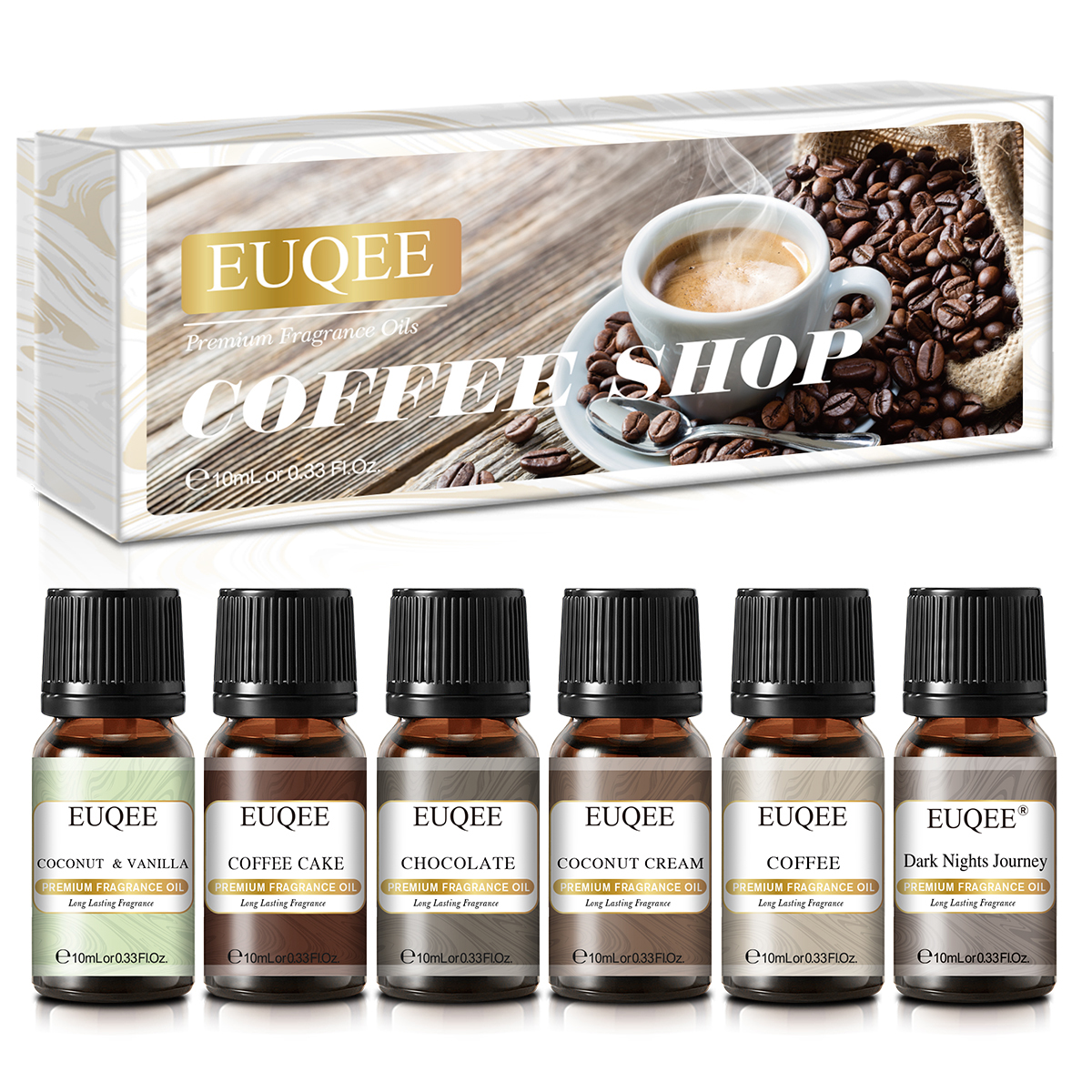 EUQEE 6pcs Fragrance Oils Set  – обзор и цена Soap Making Ingredients