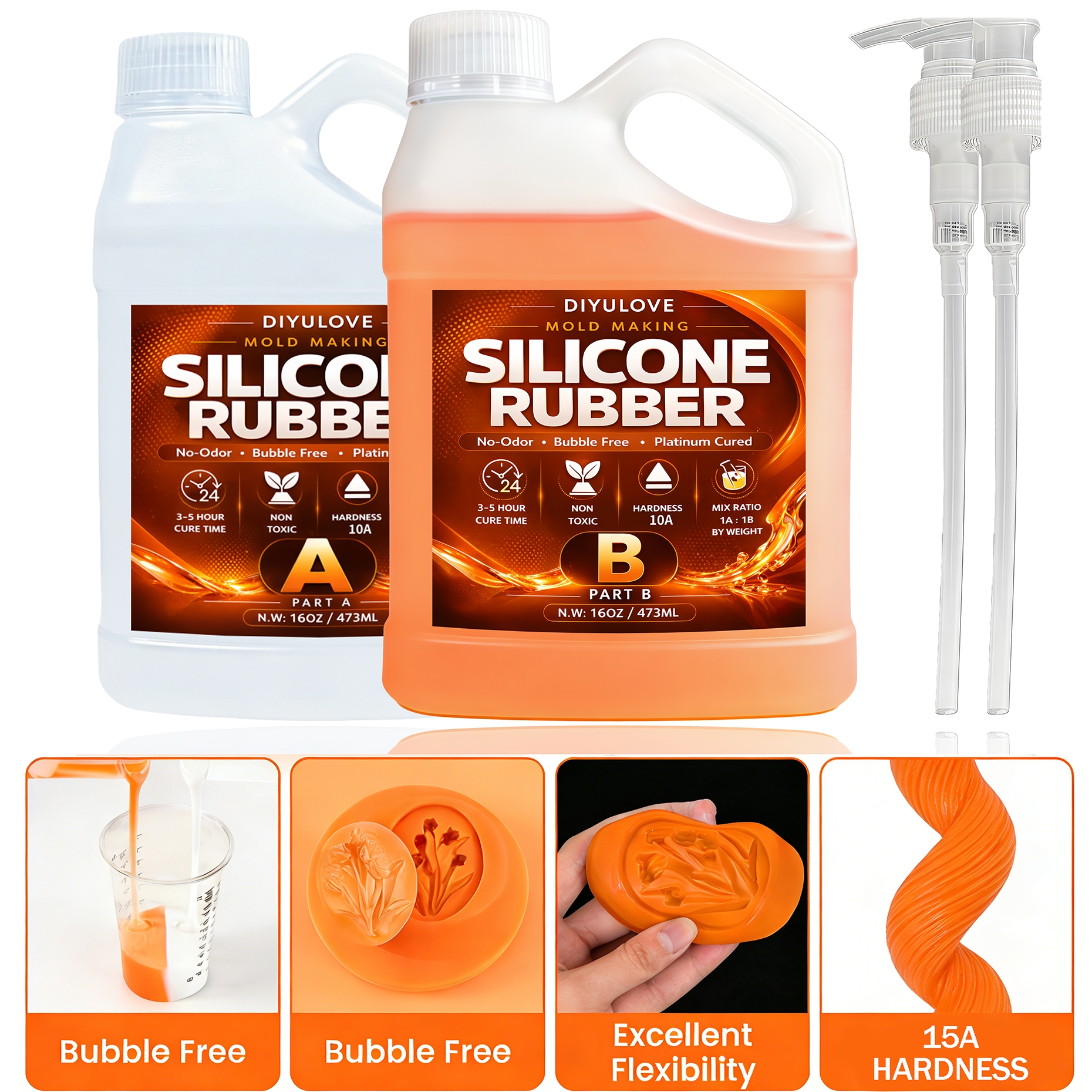 Liquid Silicone Rubber Kit,Hig – обзор и цена Soap Making Ingredients