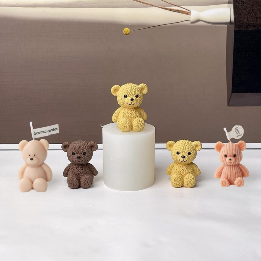 3D Cute Bear Candle Making Mou – обзор и цена Soap Making Chemical