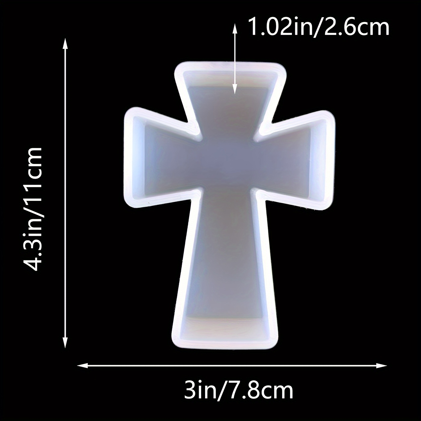 Silicone Mold Blessing Cross D – обзор и цена Soap Making Chemical