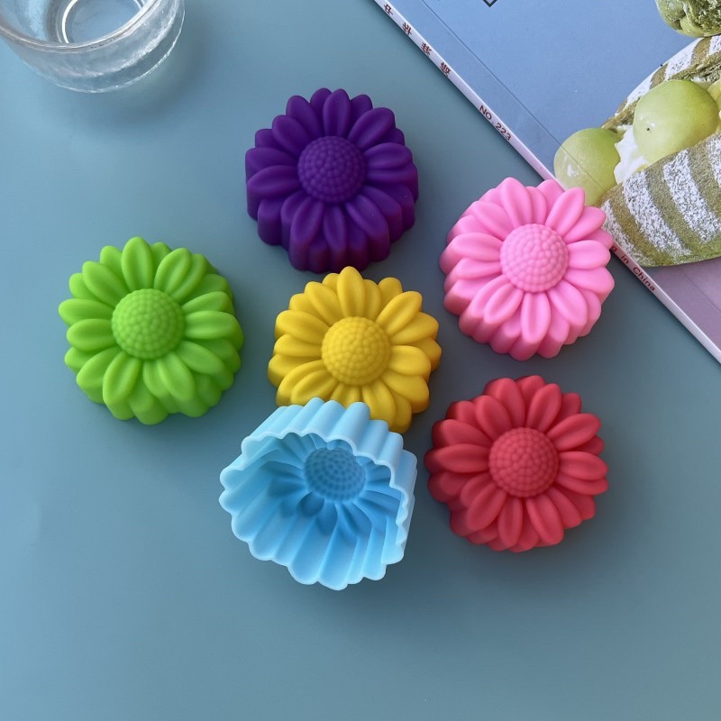 6 Pcs Set Non-Stick Flower Des – обзор и цена Soap Making Designs