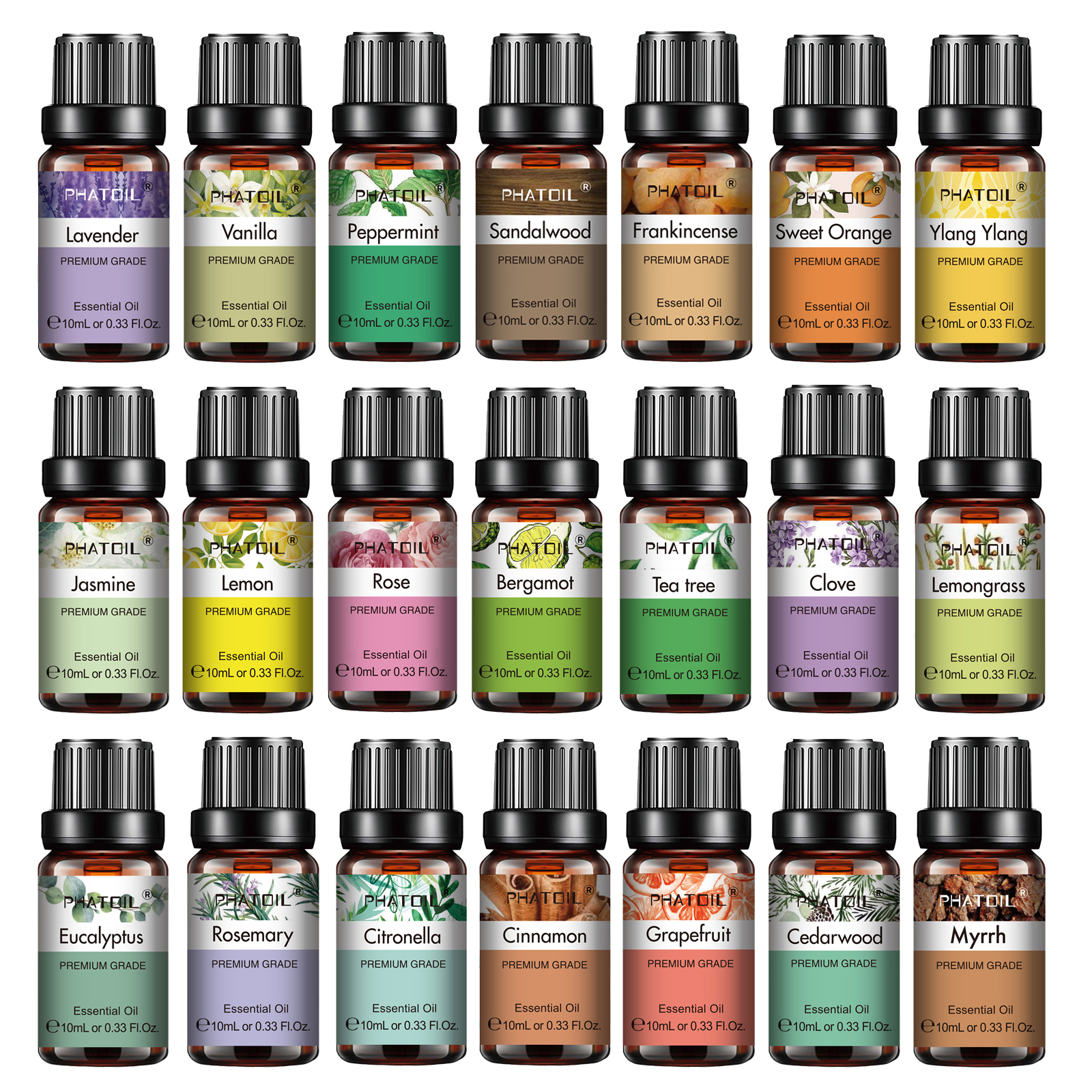 PHATOIL 10ml Essential Oils Pu – обзор и цена Soap Making Ingredients